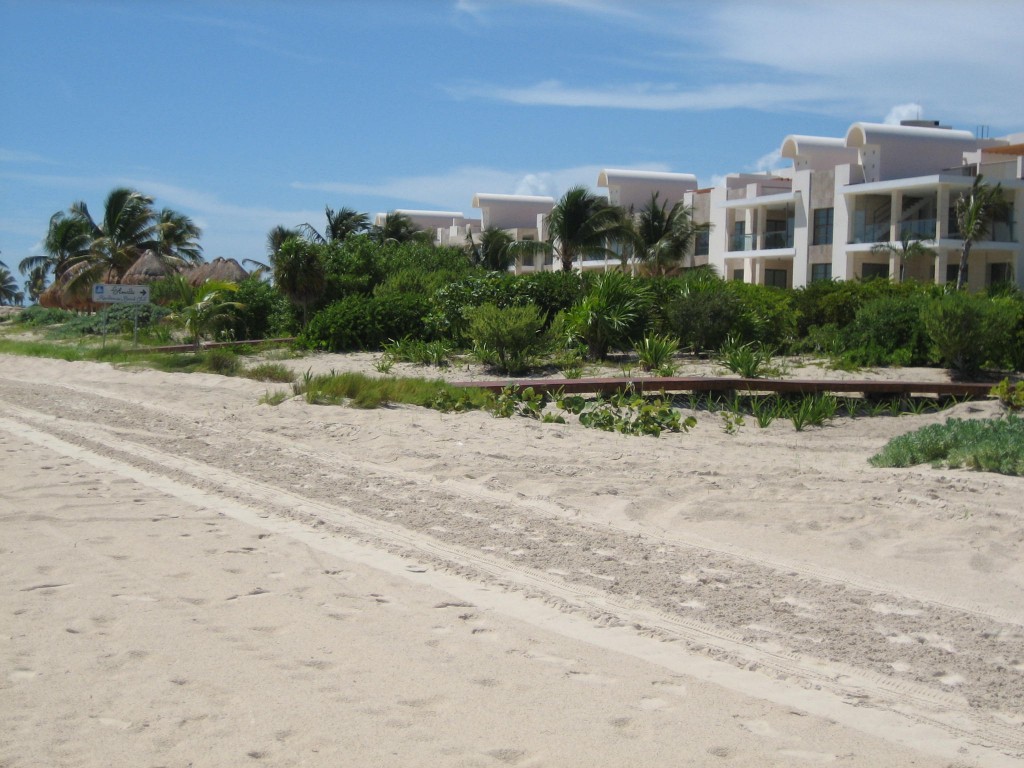 Deserted La Amada beach